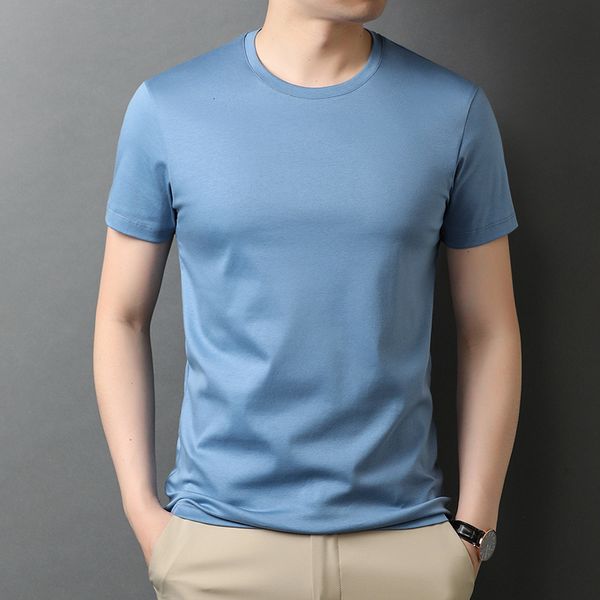 men's t-shirts liquid ammonia non-ironing mercerized pure cotton solid color round neck men's short-sleeved t-shirt 230504, White;black
men's t-shirts liquid ammonia non-ironing mercerized pure cotton solid color round neck men's short-sleeved t-shirt 230504, White;black
