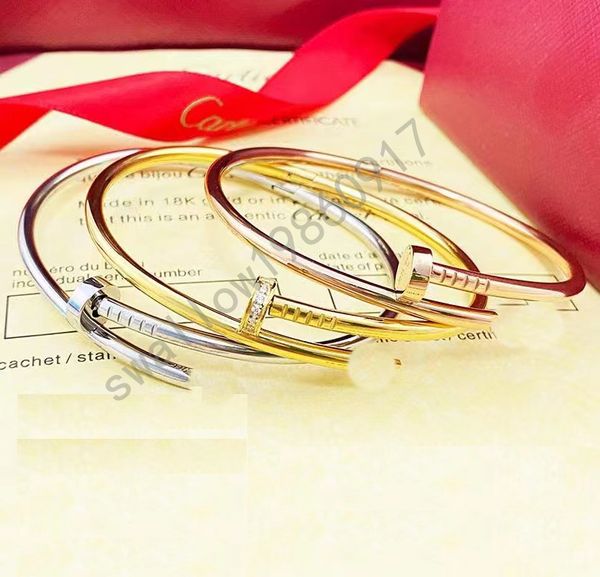 fashion bangle silver ladies rose gold lady men diamond luxury designer jewelry womens mens bracelets bangle pulsera bracciale oro bracciali, Golden;silver
fashion bangle silver ladies rose gold lady men diamond luxury designer jewelry womens mens bracelets bangle pulsera bracciale oro bracciali, Golden;silver
