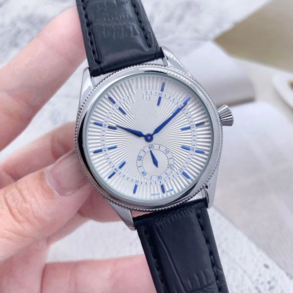 2023 mens watches quartz movement pilot watch all dial work chronometre wristwatch leather strap stainless steel case, Slivery;golden
2023 mens watches quartz movement pilot watch all dial work chronometre wristwatch leather strap stainless steel case, Slivery;golden