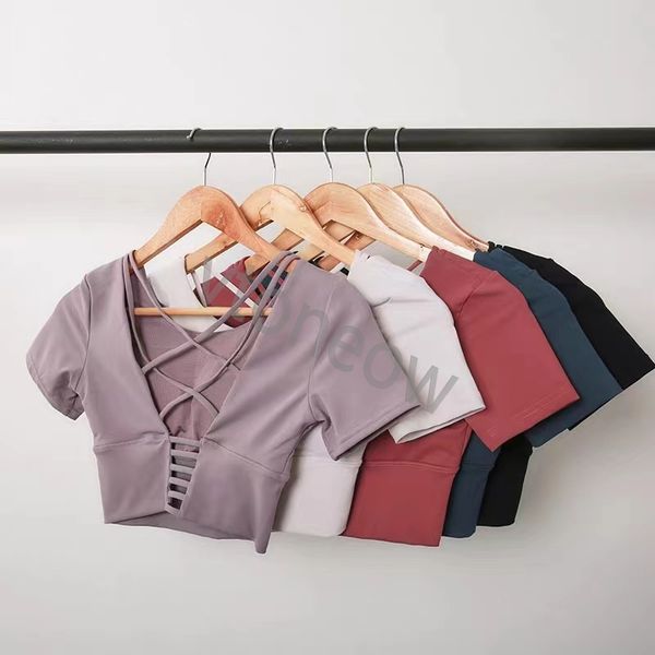 new women's yoga short sleeve chest cushion back sports women's fitness yoga suit tight fit open navel short sleeve running quick
new women's yoga short sleeve chest cushion back sports women's fitness yoga suit tight fit open navel short sleeve running quick