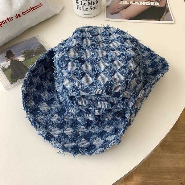 wide brim hats 2023 new western style fisherman hat with checkerboard plaid print tassel design drawstring sun protection denim bucket hat j, Blue;gray
wide brim hats 2023 new western style fisherman hat with checkerboard plaid print tassel design drawstring sun protection denim bucket hat j, Blue;gray