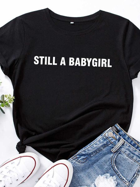 still a babygirl print men t shirt short sleeve o neck loose men tshirt ladies tee shirt clothes camisetas, White;black
still a babygirl print men t shirt short sleeve o neck loose men tshirt ladies tee shirt clothes camisetas, White;black