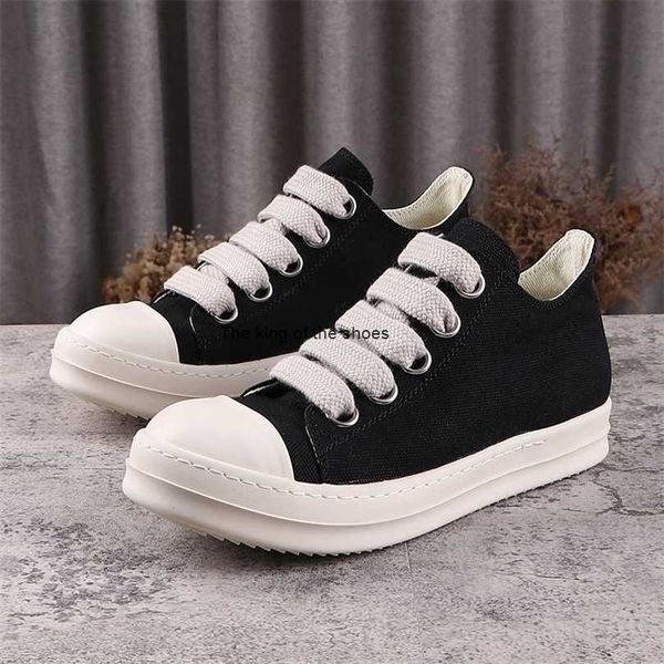 high street brand rick jumbo lace shoes ro canvas men owens sneakers casual mens 220815
high street brand rick jumbo lace shoes ro canvas men owens sneakers casual mens 220815