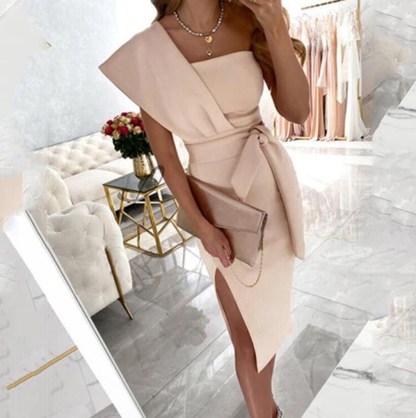 women's casual dress 2023 summer new off shoulder lace up waist mid length slim fit split dress women's dress, Black;gray
women's casual dress 2023 summer new off shoulder lace up waist mid length slim fit split dress women's dress, Black;gray
