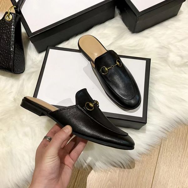 designer womens sandals flat slippers office dress shoes genuine leather round head hardware metal buckle slippers classic black casual shoe
designer womens sandals flat slippers office dress shoes genuine leather round head hardware metal buckle slippers classic black casual shoe