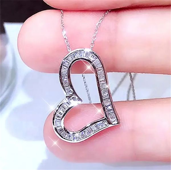 love pendant necklace inlaid with zircon 925 silver plated, exquisite jewelry for women's engagement and wedding gift
love pendant necklace inlaid with zircon 925 silver plated, exquisite jewelry for women's engagement and wedding gift