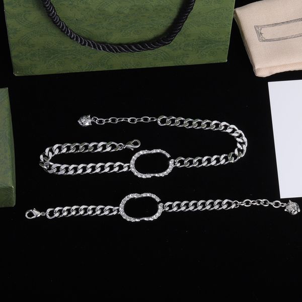 silver chokers chain necklace bracelet letters for woman man lover fashion designer necklace chains jewelry supply, Golden;silver
silver chokers chain necklace bracelet letters for woman man lover fashion designer necklace chains jewelry supply, Golden;silver