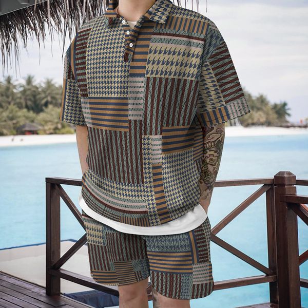 mens tracksuits luxury polo shirt set summer vintage tracksuit casual stylish outfit male 2pc suit hawaii style clothing streetwear 230503, Gray
mens tracksuits luxury polo shirt set summer vintage tracksuit casual stylish outfit male 2pc suit hawaii style clothing streetwear 230503, Gray