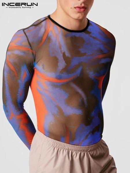men's t-shirts men printed t shirt mesh see through streetwear o-neck long sleeve men clothing fashion casual camisetas 5xl incerun 7 2, White;black
men's t-shirts men printed t shirt mesh see through streetwear o-neck long sleeve men clothing fashion casual camisetas 5xl incerun 7 2, White;black
