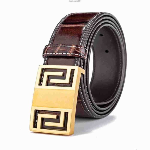 belts men's steel buckle head genuine leather belt with high-end quality original crocodile pattern layer cowhide smooth belt8ixs, Black;brown
belts men's steel buckle head genuine leather belt with high-end quality original crocodile pattern layer cowhide smooth belt8ixs, Black;brown