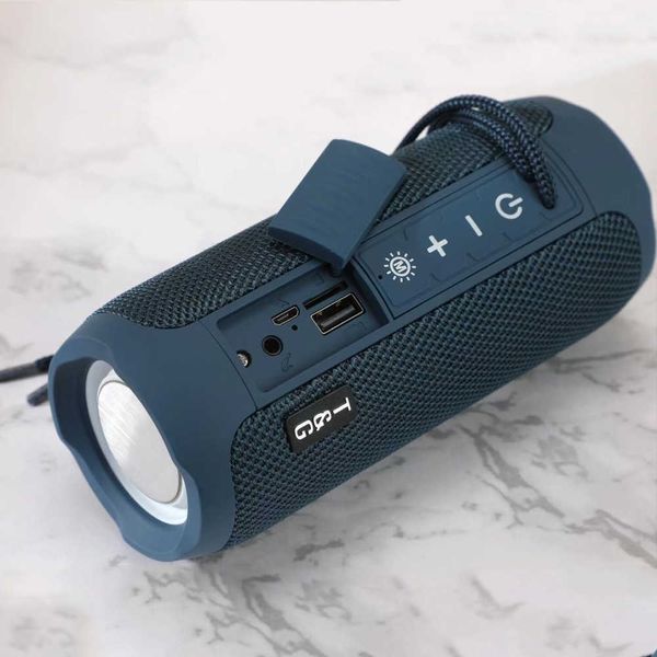 Image of Portable Speakers TG227 Portable Bluetooth- Speaker Wireless Bass With LED Color Light Subwoofer Outdoor Waterproof Column Boombox Stereo Music FM P230414
