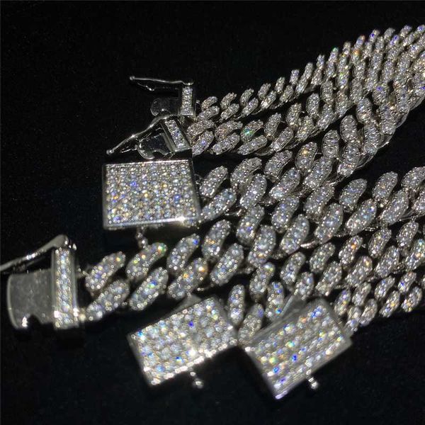 classic style one row diamond stone moissanite cuban links fine hip hop jewelry vvs moissanite cuban bracelet miami cuban chain, Silver
classic style one row diamond stone moissanite cuban links fine hip hop jewelry vvs moissanite cuban bracelet miami cuban chain, Silver