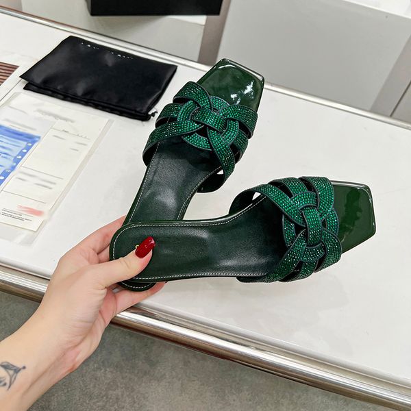designer womens slippers flat sandals cowhide rhinestone upper woven flower girl shoes outdoor beach shoes mule ballet shoes comfortable rub, Black
designer womens slippers flat sandals cowhide rhinestone upper woven flower girl shoes outdoor beach shoes mule ballet shoes comfortable rub, Black
