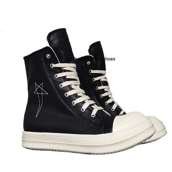 2023 casual sports shoesrick's original men's casual shoes vintage five-pointed embroidered canvas ro owens women's sneakers, Black
2023 casual sports shoesrick's original men's casual shoes vintage five-pointed embroidered canvas ro owens women's sneakers, Black