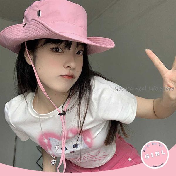wide brim hats pink cow hat women summer solid color sun bucket hat sunscreen panama casual kawaii cotton foldable outdoor fisherman cap t11, Blue;gray
wide brim hats pink cow hat women summer solid color sun bucket hat sunscreen panama casual kawaii cotton foldable outdoor fisherman cap t11, Blue;gray