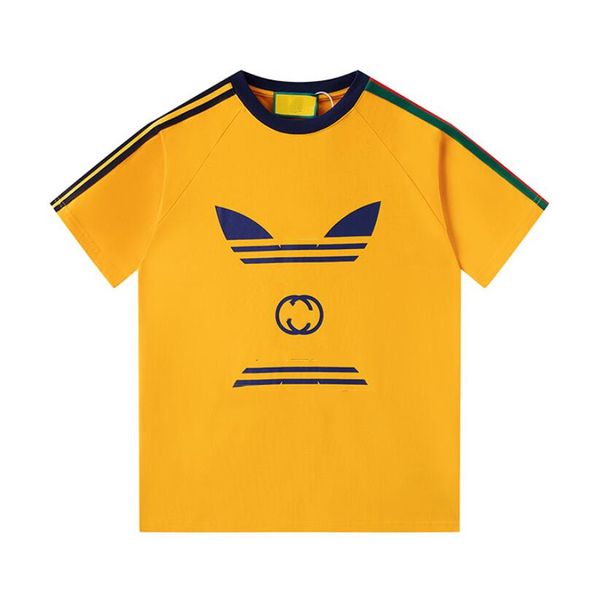 men's t-shirt 2023 summer new colored printed round neck short sleeve comfortable pure cotton t-shirt for men and women, White;black
men's t-shirt 2023 summer new colored printed round neck short sleeve comfortable pure cotton t-shirt for men and women, White;black