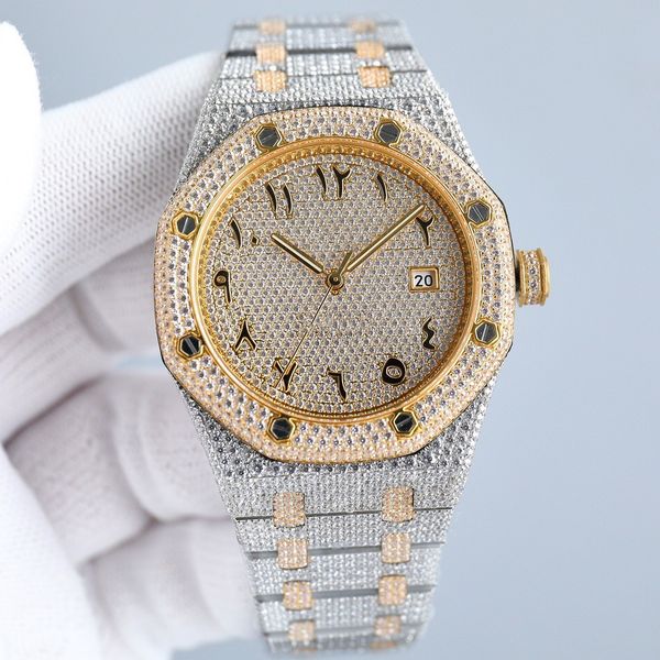 high-end watches, zircon, moissanite watches, swiss movement, waterproof 50m, handmade and customizable styles.g0, Slivery;black
high-end watches, zircon, moissanite watches, swiss movement, waterproof 50m, handmade and customizable styles.g0, Slivery;black