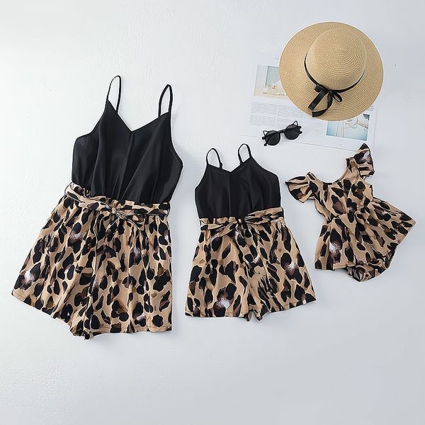 family matching outfits 2023 sleeveless look jumpsuit leopard mother daughter clothing sets mommy and me dresses clothes 0 9y 230504, Blue
family matching outfits 2023 sleeveless look jumpsuit leopard mother daughter clothing sets mommy and me dresses clothes 0 9y 230504, Blue