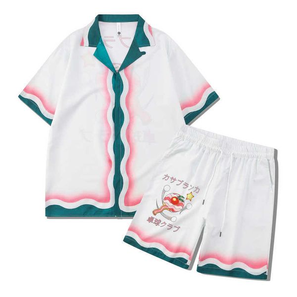 men's casual shirts summer beach loose shirt set print white shorts short sleeve shirts suit men moda hombre 2022 ropa tracksuits vetem, White;black
men's casual shirts summer beach loose shirt set print white shorts short sleeve shirts suit men moda hombre 2022 ropa tracksuits vetem, White;black