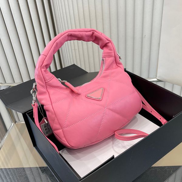 womens puffer hobo underarm shoulder bags triangle badge solid color lightweight real letaher strap crossbody handbags pink white black outd
womens puffer hobo underarm shoulder bags triangle badge solid color lightweight real letaher strap crossbody handbags pink white black outd
