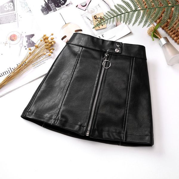 skirts spring autumn girls kids leather pu zipper skirt comfortable cute baby clothes children clothing 230505, Blue
skirts spring autumn girls kids leather pu zipper skirt comfortable cute baby clothes children clothing 230505, Blue