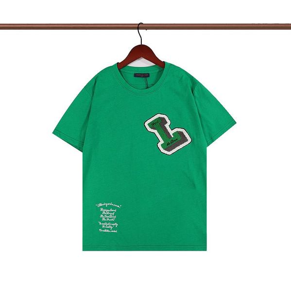 2023 summer paris men's t-shirt designer t-shirt luxury flocked alphabet t-shirt classic fashion green women's short sleeve casual, White;black
2023 summer paris men's t-shirt designer t-shirt luxury flocked alphabet t-shirt classic fashion green women's short sleeve casual, White;black