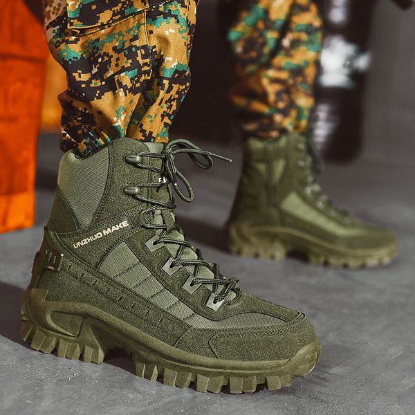 2023 men military tactical boots winter warm non-slip shoes fashion army boots desert safty work shoes combat ankle boots, Black
2023 men military tactical boots winter warm non-slip shoes fashion army boots desert safty work shoes combat ankle boots, Black