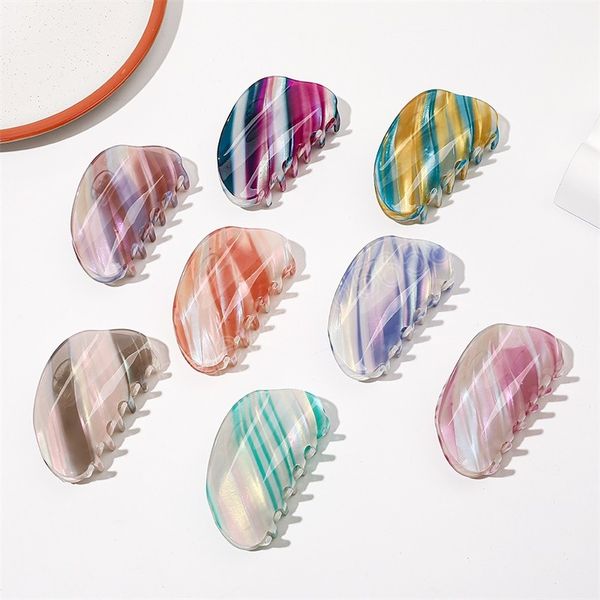 fashion hair clips for girls semicircle clamps colorful stripe large 9cm individuality women hair clip hair accessories, Golden;silver
fashion hair clips for girls semicircle clamps colorful stripe large 9cm individuality women hair clip hair accessories, Golden;silver