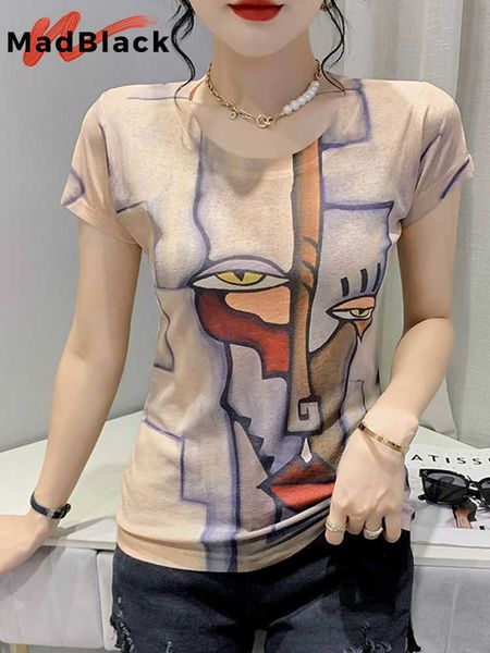 women's t-shirt madblack summer european clothes tshirt fashion print women short sleeve street casual s3xl size tees 2022 t26407l j23, White
women's t-shirt madblack summer european clothes tshirt fashion print women short sleeve street casual s3xl size tees 2022 t26407l j23, White