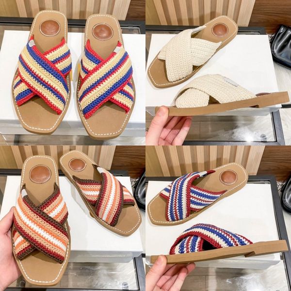 summer designer slippers new woven women's sandals fashion luxury platform shoes outdoor beach shoes non-slip wear-resistant flat shoes, Black
summer designer slippers new woven women's sandals fashion luxury platform shoes outdoor beach shoes non-slip wear-resistant flat shoes, Black