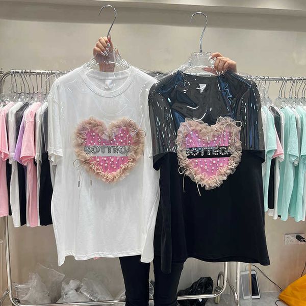 women's t-shirt midlong women basic cotton tees 2022 new summer beaded loves printing s4xl pullover loose short sleeve tshirt j230504, White
women's t-shirt midlong women basic cotton tees 2022 new summer beaded loves printing s4xl pullover loose short sleeve tshirt j230504, White