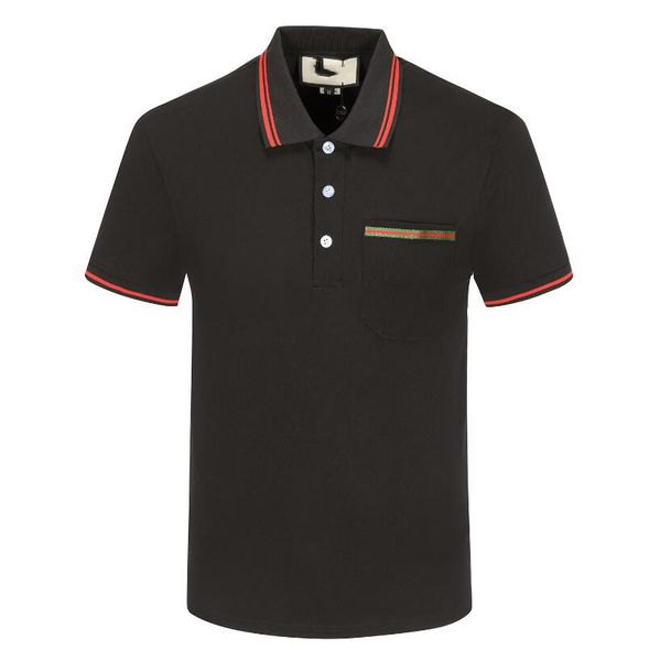 men's polos shirt 2023 summer new breathable men polo shirt designer brand men's business shirt, White;black
men's polos shirt 2023 summer new breathable men polo shirt designer brand men's business shirt, White;black