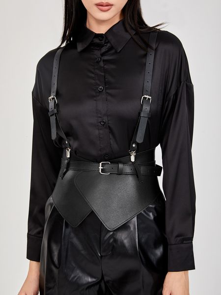 belts fashionable women's strap shoulder belts for lady waistband suspender decorative skirt goth adjustable for shirt dress overcoat 2, Black;brown
belts fashionable women's strap shoulder belts for lady waistband suspender decorative skirt goth adjustable for shirt dress overcoat 2, Black;brown