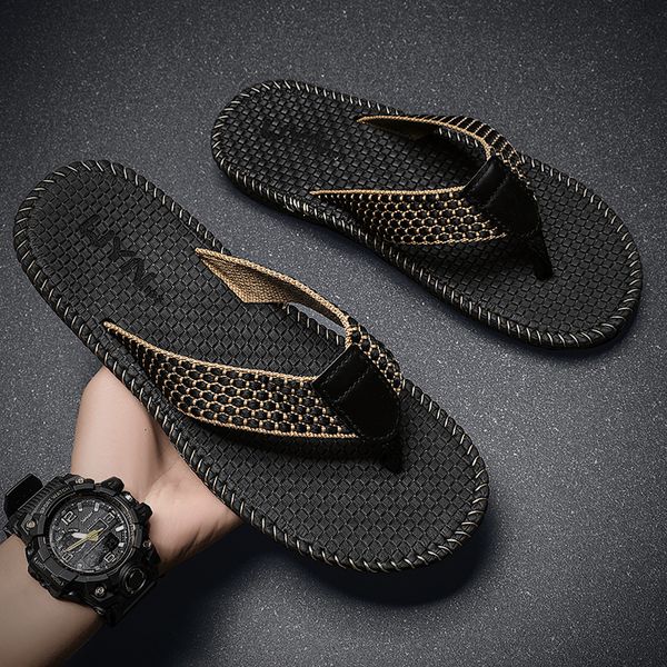 slippers men s flip flop summer outdoor beach sandals fashion breathable casual 230504, Black
slippers men s flip flop summer outdoor beach sandals fashion breathable casual 230504, Black