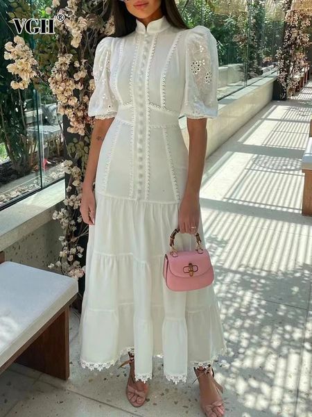 casual dresses vgh casual solid dress for women stand collar short puff sleeve high waist patchwork lace long dresses female fashion clothin, Black;gray
casual dresses vgh casual solid dress for women stand collar short puff sleeve high waist patchwork lace long dresses female fashion clothin, Black;gray