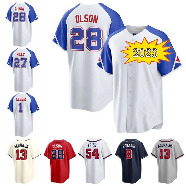 city connect braves baseball jerseys atlanta austin riley ronald acuna jr. ozzie albies matt olson sean murphy max fried marcell ozuna orlan, Blue;black
city connect braves baseball jerseys atlanta austin riley ronald acuna jr. ozzie albies matt olson sean murphy max fried marcell ozuna orlan, Blue;black