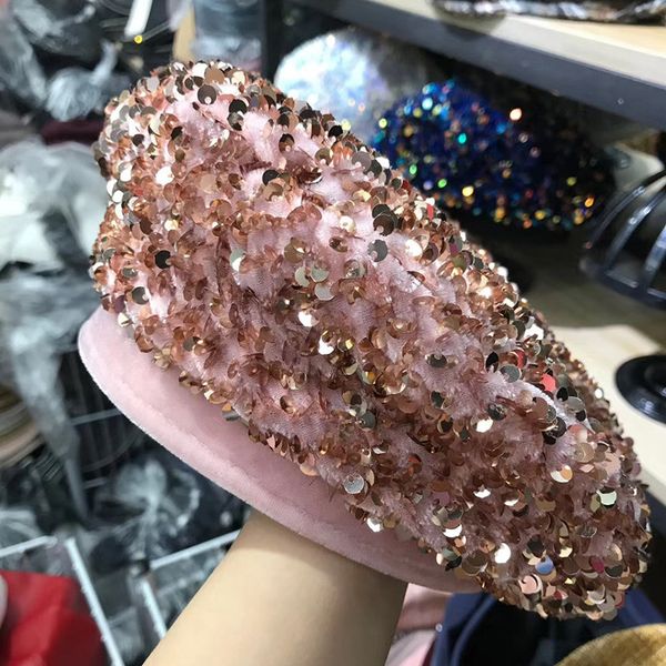 berets vintage women beanies hat bling sequins street fashion beret colorful skewer pumpkin art hat 230504, Blue;gray
berets vintage women beanies hat bling sequins street fashion beret colorful skewer pumpkin art hat 230504, Blue;gray