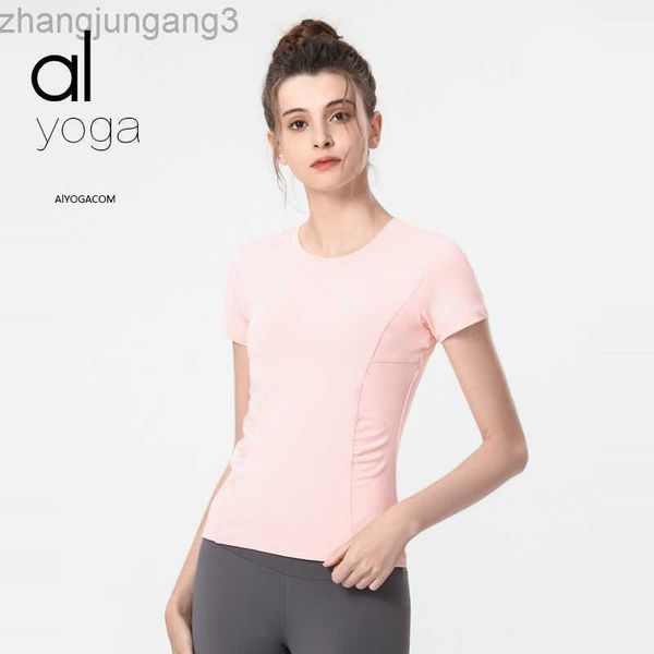 desginer alo yoga t shirt spring and summer new round neck sports short sleeve women's naked slim fit t-shirt solid color fitness cloth, White
desginer alo yoga t shirt spring and summer new round neck sports short sleeve women's naked slim fit t-shirt solid color fitness cloth, White