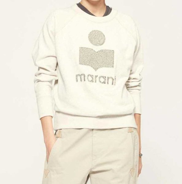 isabel marant 23ss designer sweatshirt fashion classic pattern embroidered round neck off white pullover sweater, Black
isabel marant 23ss designer sweatshirt fashion classic pattern embroidered round neck off white pullover sweater, Black