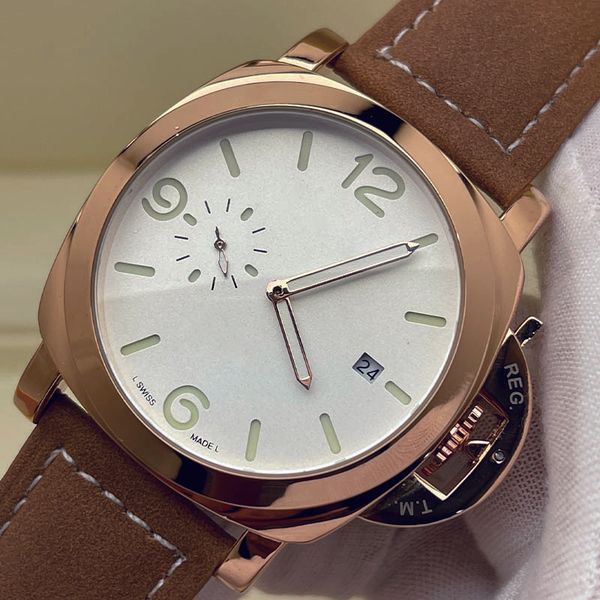 men's new luxury quartz watches casual five hands 47mm multifunction calendar luminous belt brand watches, Slivery;brown
men's new luxury quartz watches casual five hands 47mm multifunction calendar luminous belt brand watches, Slivery;brown
