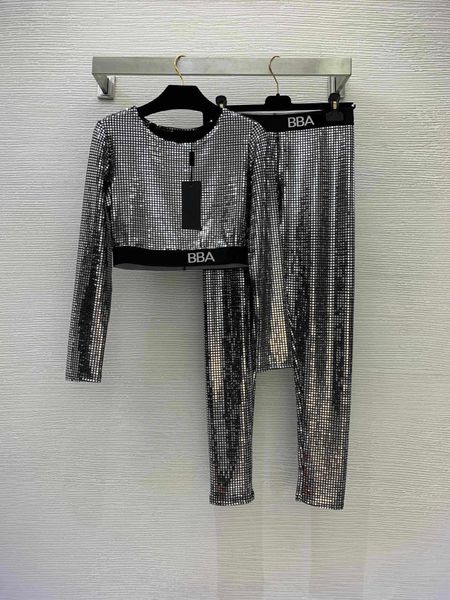 sets for women outfits womens two piece pants yoga sportwear fashion logo webbing stitching shiny sequins stretch slim two-piece suits desig, White
sets for women outfits womens two piece pants yoga sportwear fashion logo webbing stitching shiny sequins stretch slim two-piece suits desig, White