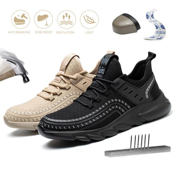 safety shoes male work sneakers safety shoes indestructible work safety boots casual shoes men steel toe shoes sport safty shoes larger size, Black;brown
safety shoes male work sneakers safety shoes indestructible work safety boots casual shoes men steel toe shoes sport safty shoes larger size, Black;brown