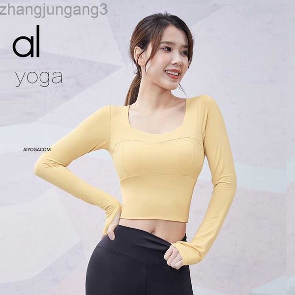 desginer alo yoga t shirt al tight short athletic fitness shirt large summer strap chest cushion women's fitness suit, White
desginer alo yoga t shirt al tight short athletic fitness shirt large summer strap chest cushion women's fitness suit, White