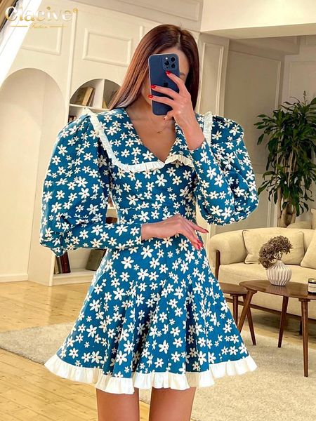 casual dresses clacive fashion slim print womens dress elegant doll collar lantern sleeve mini dresses vintage ruffle patchwork female dress, Black;gray
casual dresses clacive fashion slim print womens dress elegant doll collar lantern sleeve mini dresses vintage ruffle patchwork female dress, Black;gray