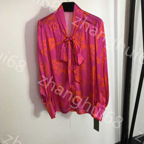 23ss womens designer clothing high neck blouse women shirt fashion printed temperament bow neck long sleeve silk women clothes a1, White
23ss womens designer clothing high neck blouse women shirt fashion printed temperament bow neck long sleeve silk women clothes a1, White