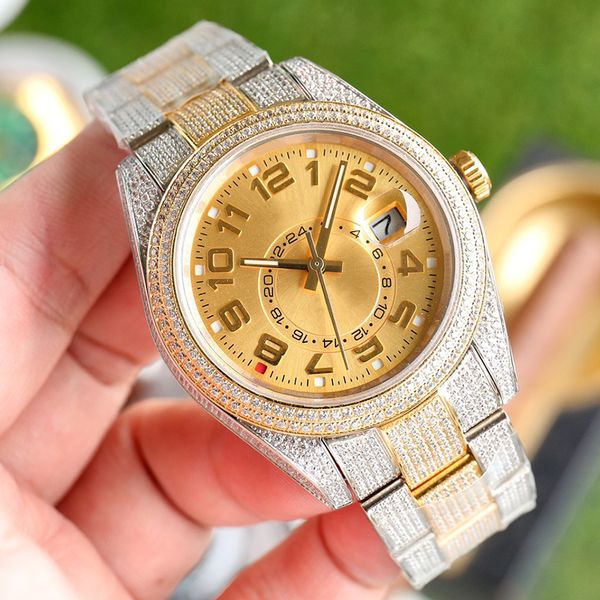 diamond watch mens watch rainbow wristwatch automatic mechanical watch montre de luxe stainless steel fashion wristwatch 41mm arabic dial, Slivery;brown
diamond watch mens watch rainbow wristwatch automatic mechanical watch montre de luxe stainless steel fashion wristwatch 41mm arabic dial, Slivery;brown