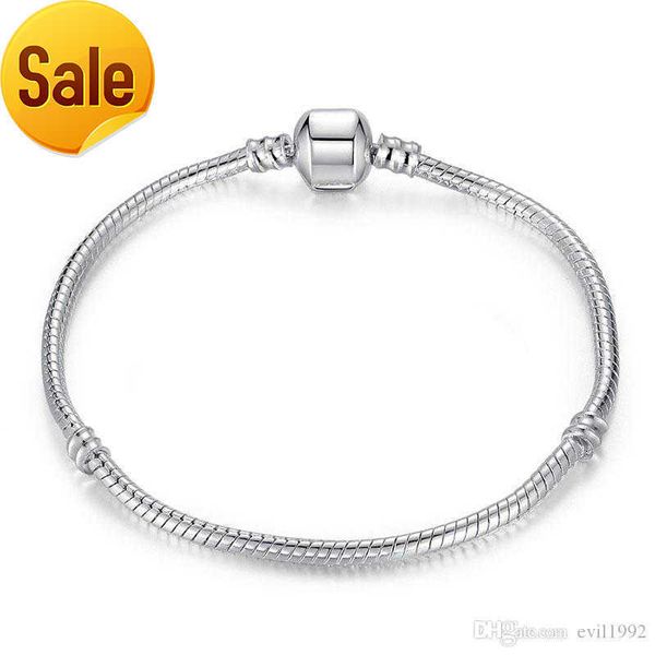 1pcs drop shipping silver plated bracelets women snake chain charm beads for pandora beads bangle bracelet children gift b001, Golden;silver
1pcs drop shipping silver plated bracelets women snake chain charm beads for pandora beads bangle bracelet children gift b001, Golden;silver