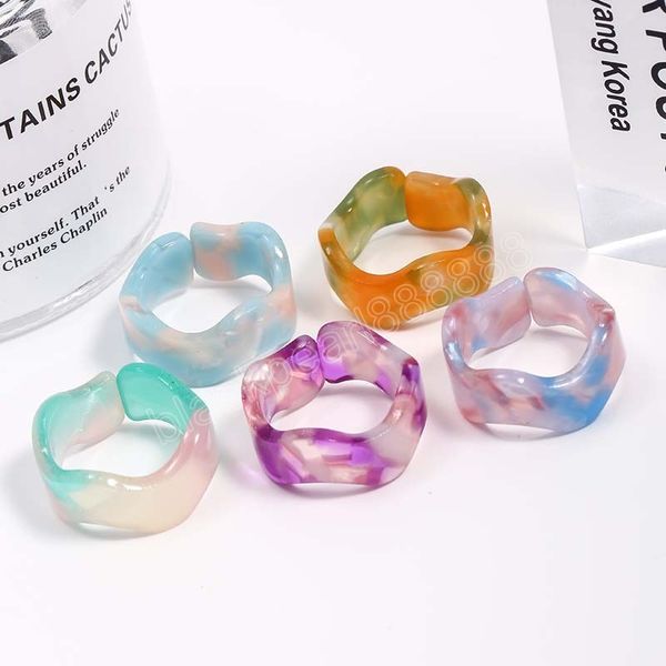 colorful resin acrylic rings women transparent round square rings vintage geometric acetate finger ring trendy jewelry gifts, Silver
colorful resin acrylic rings women transparent round square rings vintage geometric acetate finger ring trendy jewelry gifts, Silver
