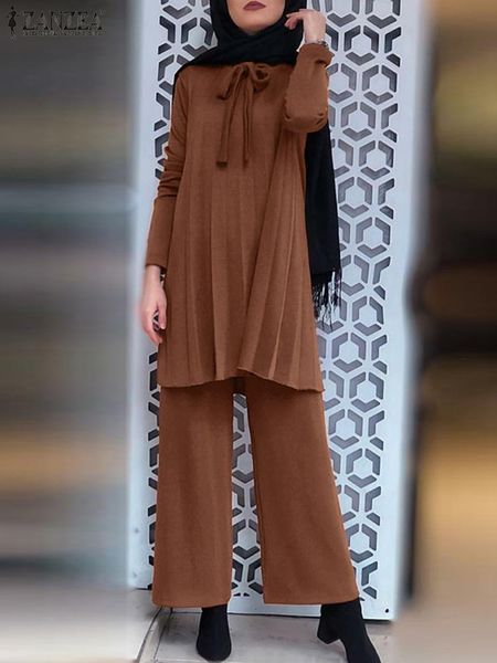 jeans zanzea fashion women urban tracksuit casual loose matching sets autumn long sleeve blouse pants sets oversize muslim suits 2pcs, Blue
jeans zanzea fashion women urban tracksuit casual loose matching sets autumn long sleeve blouse pants sets oversize muslim suits 2pcs, Blue