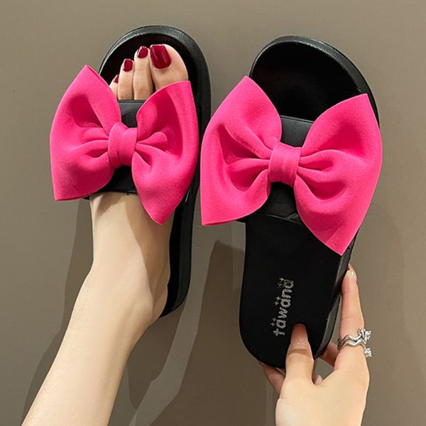 slippers women's slippers fashion bow-knot shoes of women sweet style cute sandals soft comfortable slides femmes summer footwear 23050, Black
slippers women's slippers fashion bow-knot shoes of women sweet style cute sandals soft comfortable slides femmes summer footwear 23050, Black